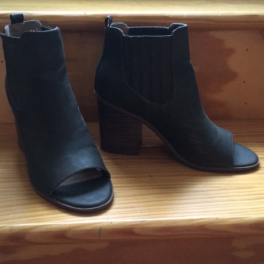 Open Toe Booties
